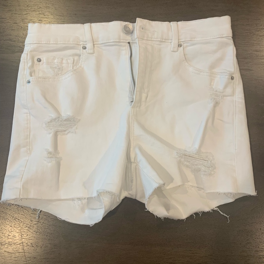 Super stretch jean shorts